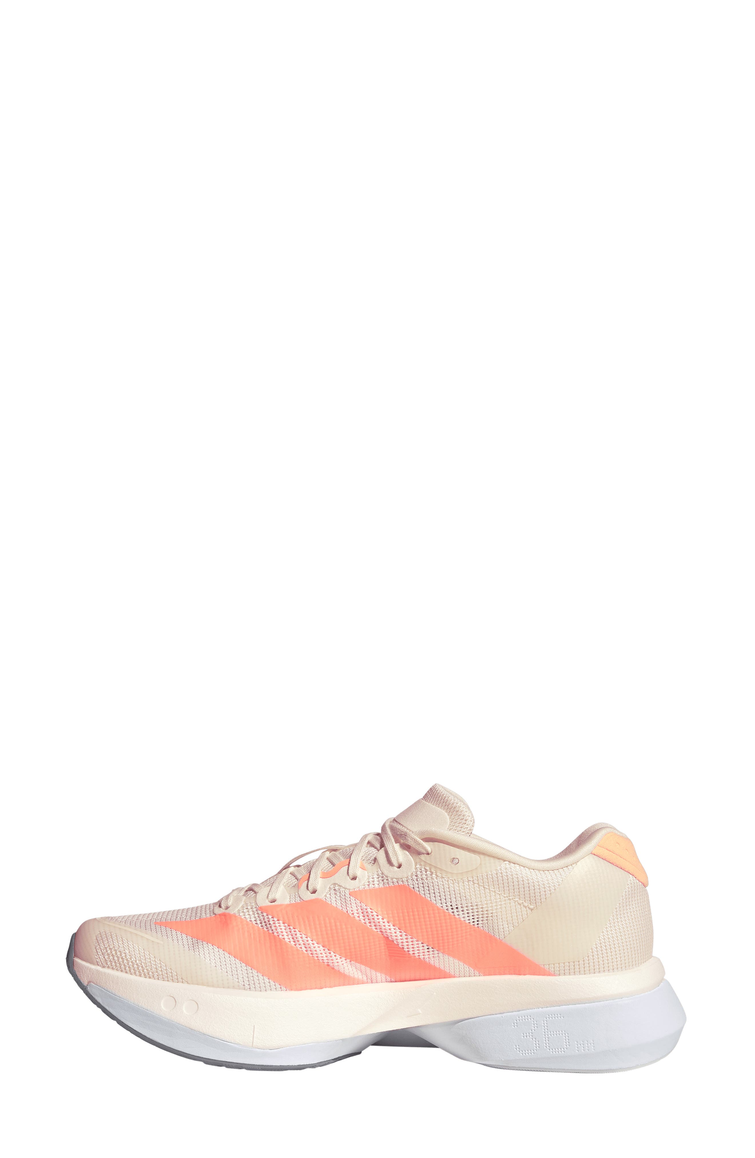 adidas Adizero Boston 13 Running Shoe, Alternate, color, Off White