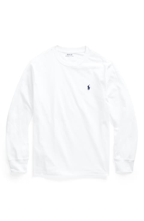 Kids' Long Sleeve Cotton Jersey T-Shirt (Big Kid)