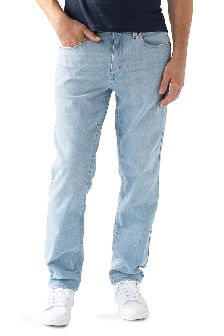 Slim Straight Leg Jeans, Main, color, BISCOE
