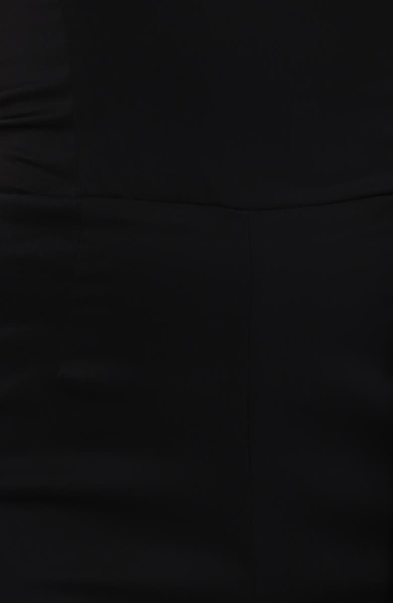 Petal & Pup Jenny Drape Off the Shoulder Jumpsuit, Alternate, color, Black