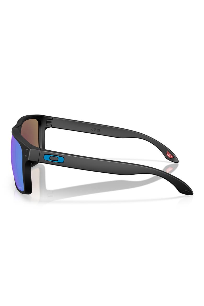 61mm Rectangular Sunglasses, Alternate, color, MATTE BLACK