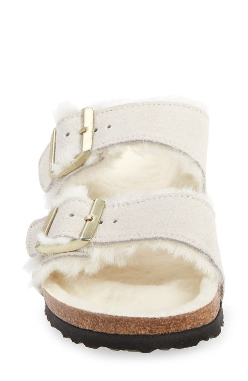Birkenstock Arizona Genuine Shearling Slide Sandal