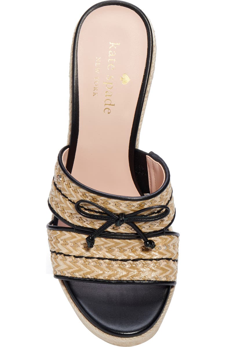 Kate Spade New York braided wedge heel, Alternate, color,