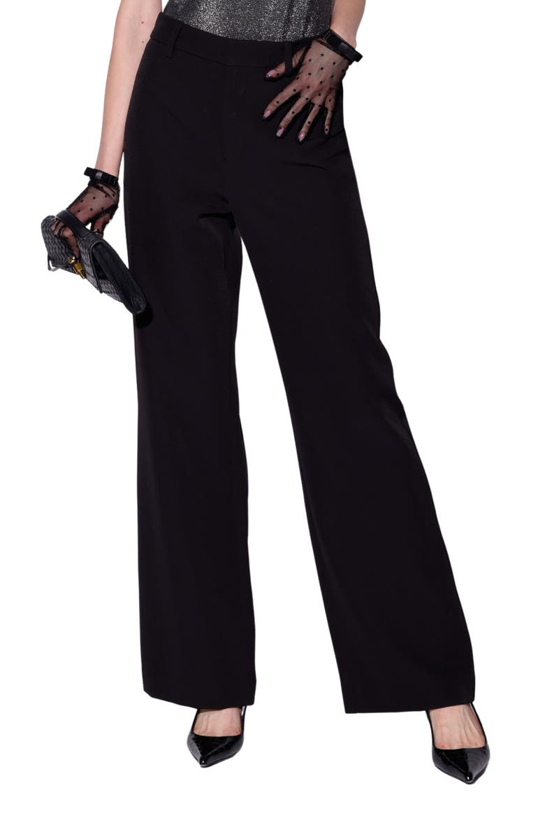 Walter Baker Scotty Wide Leg Pants, Main, color, Black