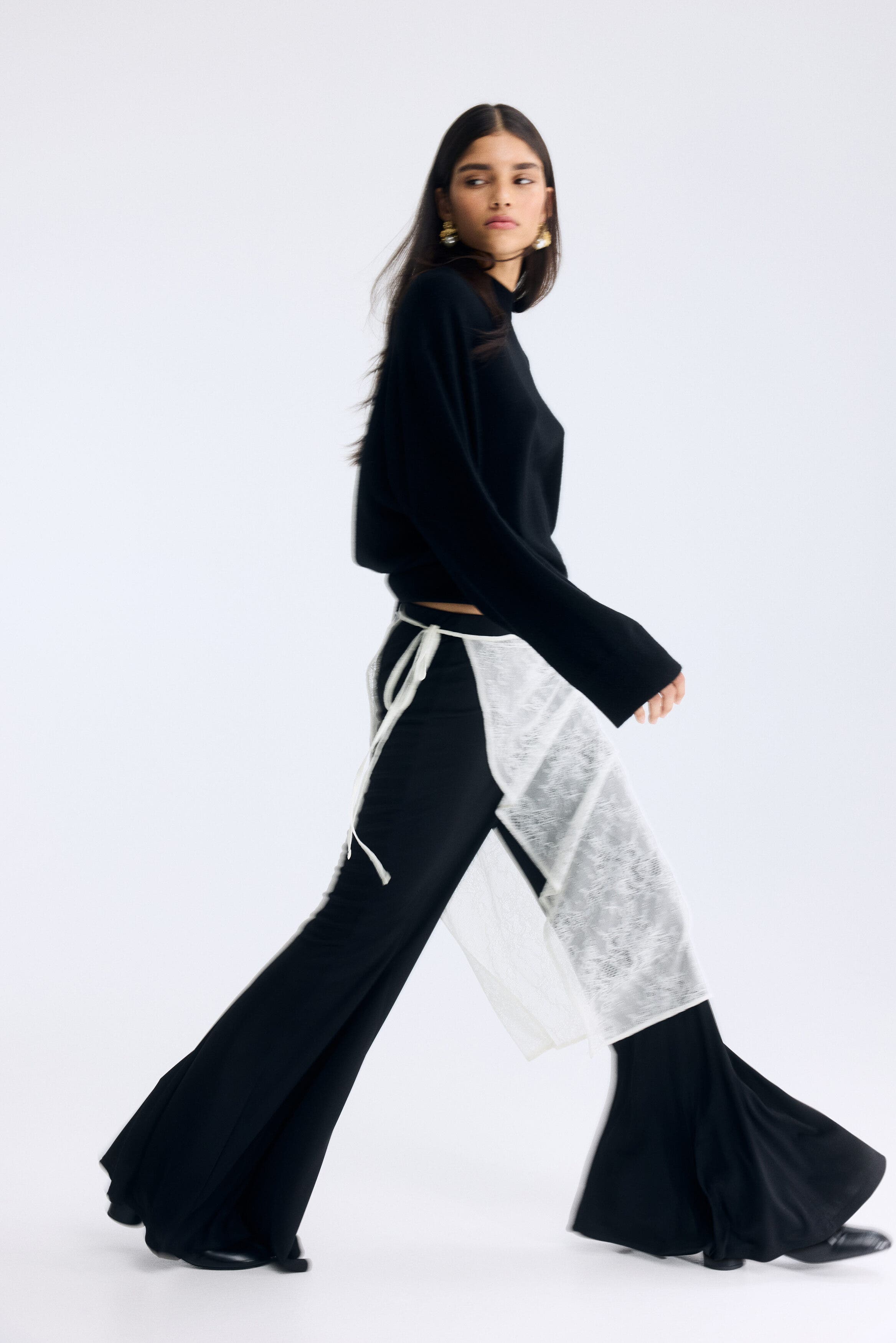 Lace Wrap Skirt - image 2