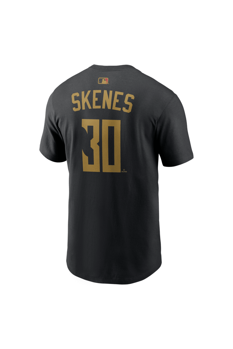 Men's Nike Paul Skenes Black Pittsburgh Pirates 2026 City Connect Name & Number T-Shirt, Alternate, color, Black