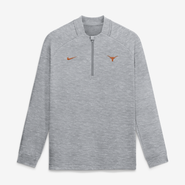 Nike Men's Nike  Gray Texas Longhorns Par Raglan Tri-Blend Therma-FIT Half-Zip Pullover
