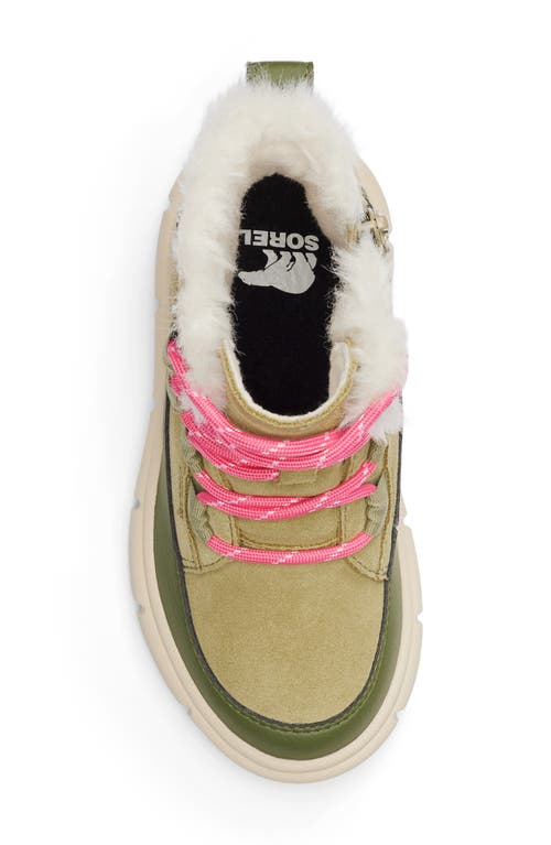 Sorel Kids' Explorer Iii Waterproof Boot In Savory/bleached Ceramic
