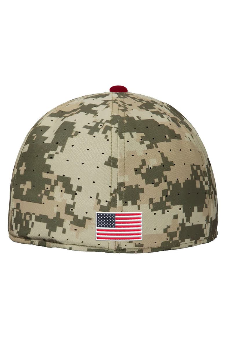 Men's Nike Digital Camo Washington State Cougars On-Field Baseball Performance Fitted Hat, Alternate, color, Camo