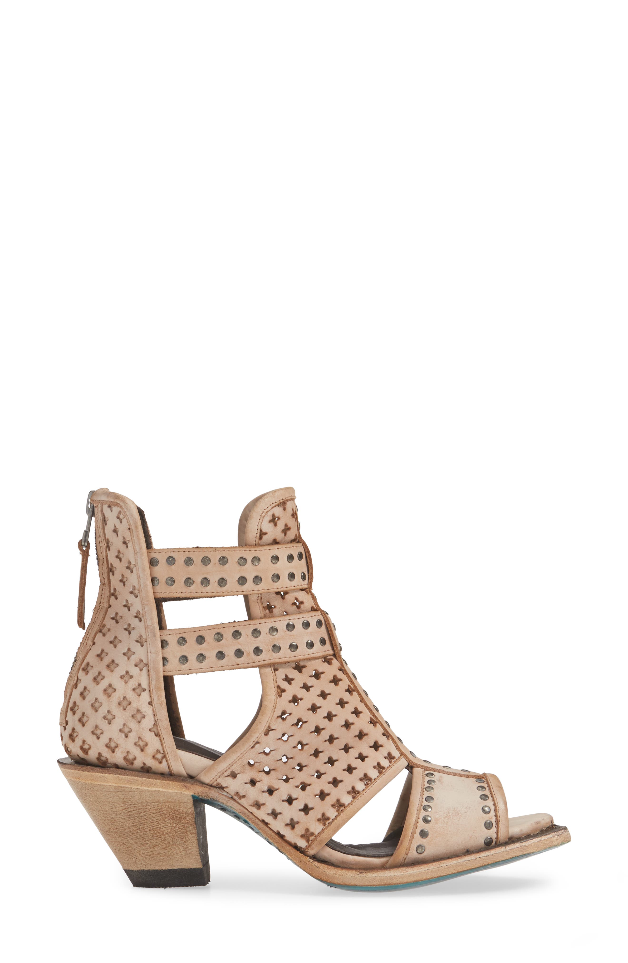 Lane Boots Artesia Perforated Bootie, Alternate, color, 