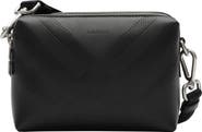 Burberry Embossed Check Crossbody Bag