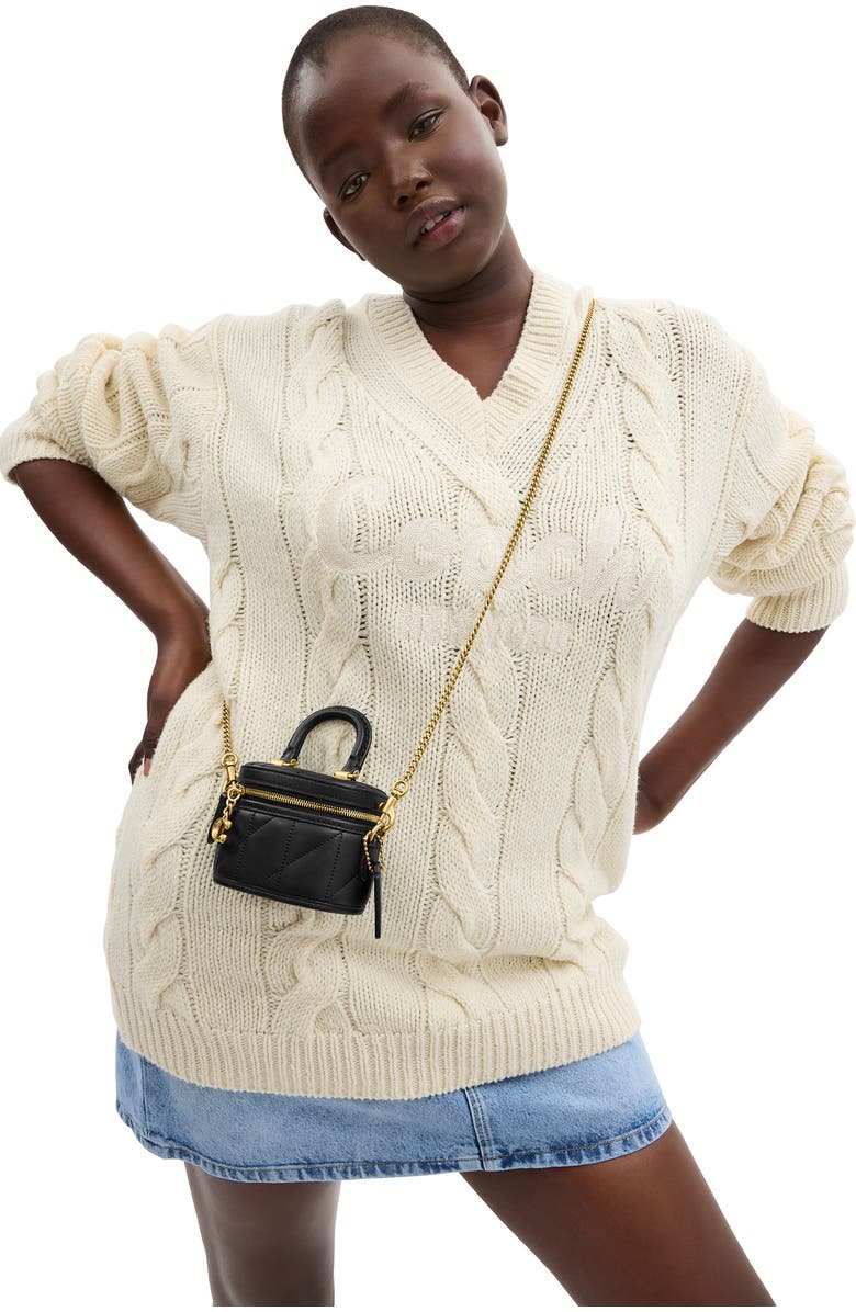 COACH Trail Quilted Pillow Leather Crossbody Bag, Alternate, color,