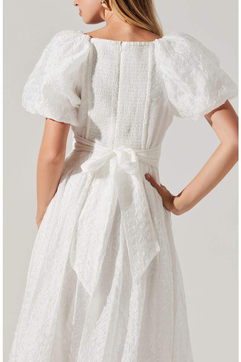 Linette A-Line Dress, Alternate, color, WHITE