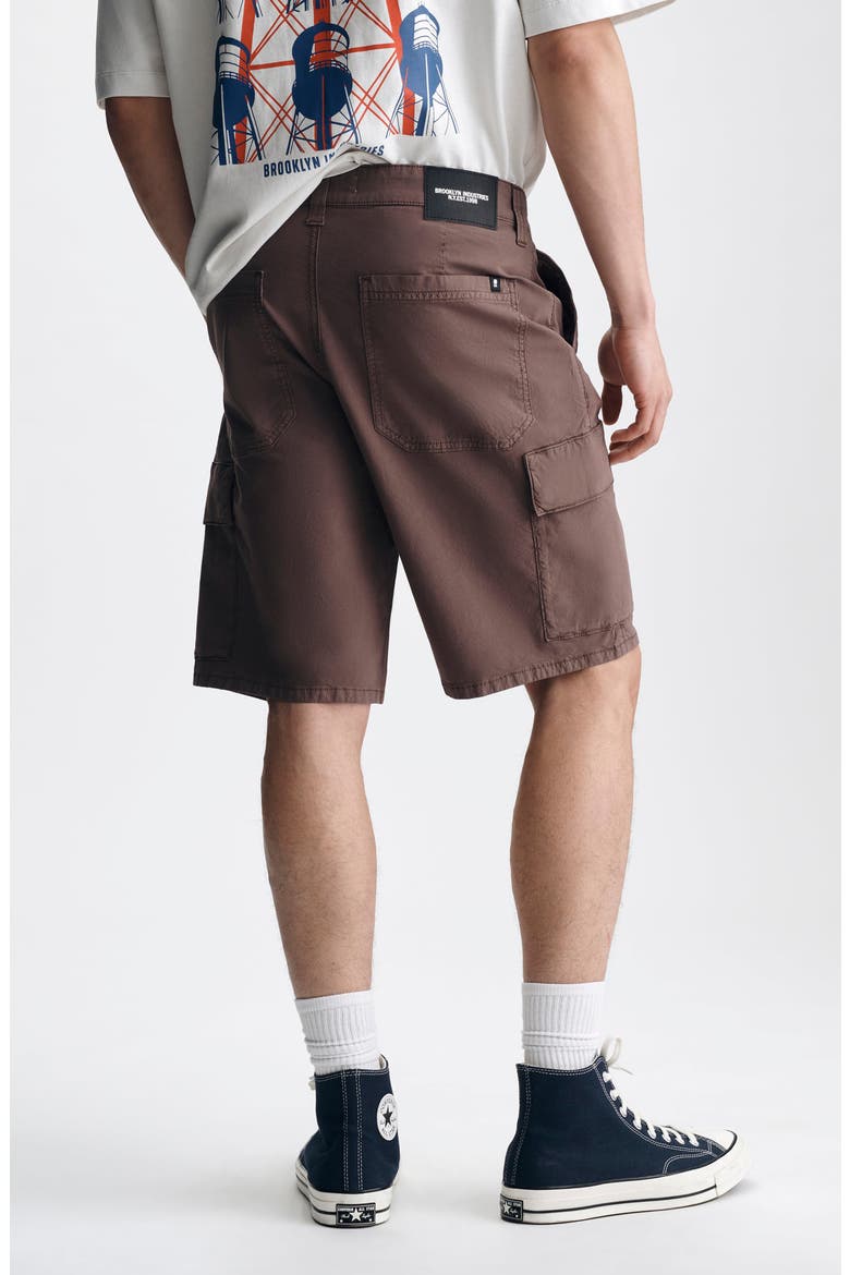 Graham Straight Leg Stretch Cotton Cargo Shorts, Alternate, color, FRENCH ROAST COLORED