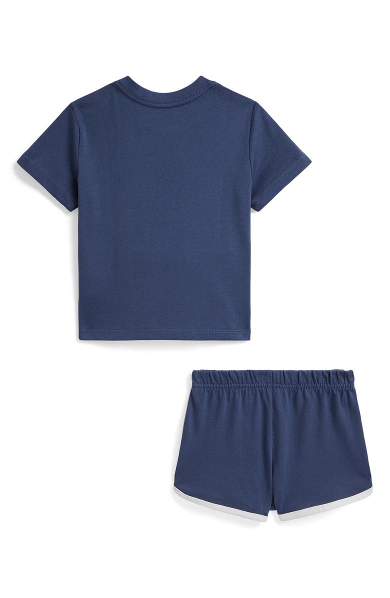 Ralph Lauren Cotton Jersey Knit Two-Piece Shorts Set, Alternate, color, Old Royal