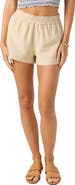 O'Neill Sanders Smocked Waist Shorts