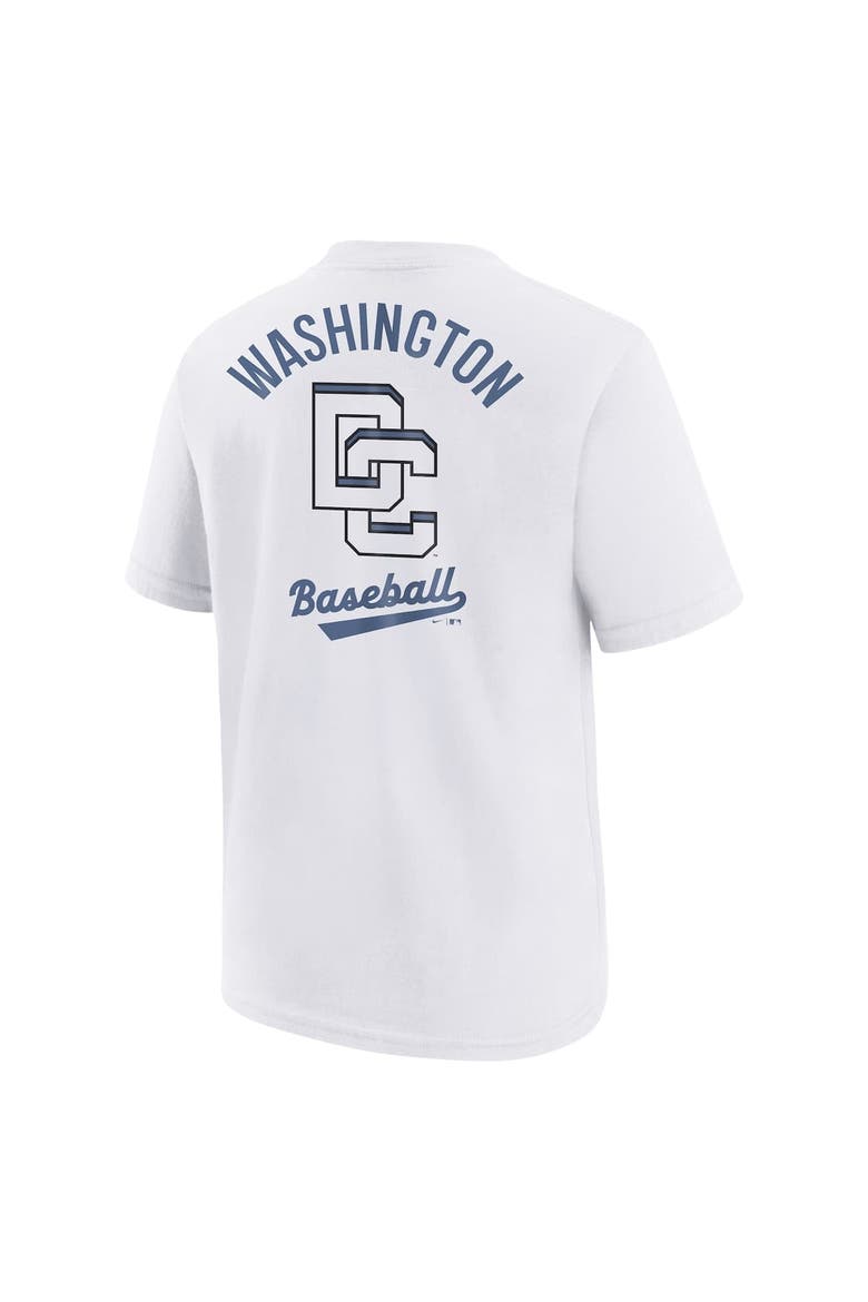 Youth Nike White Washington Nationals 2025 City Connect T-Shirt, Alternate, color, White