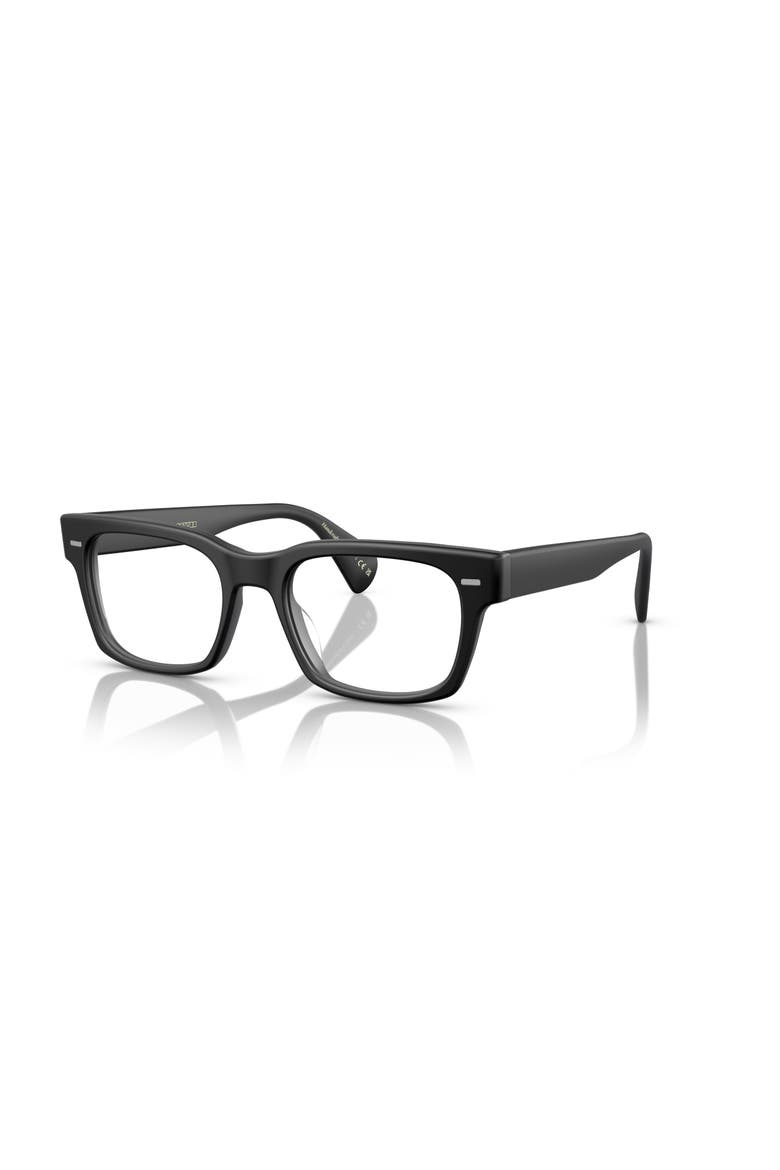 51mm Square optical glasses, Main, color, Black