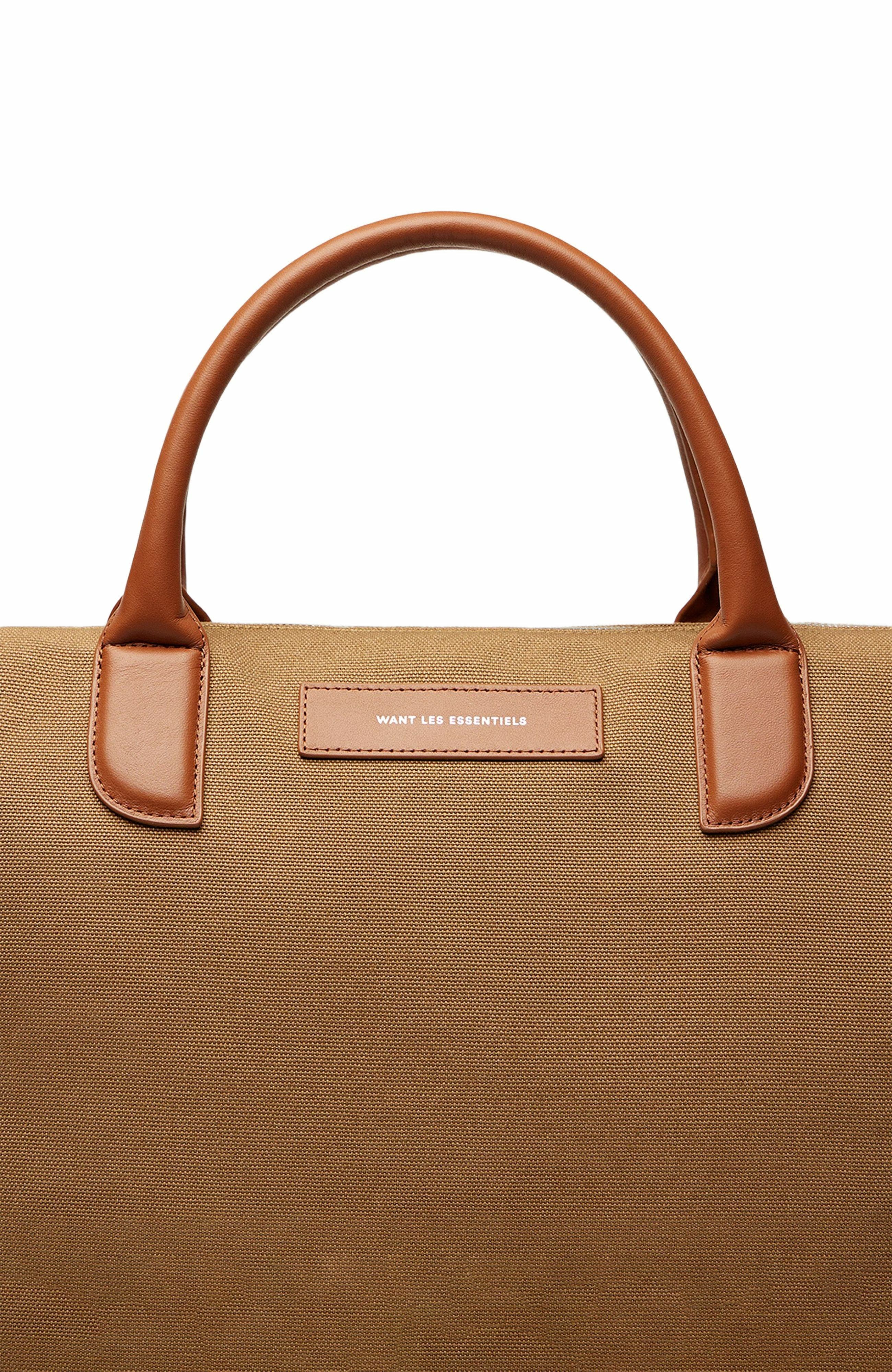 Want Les Essentiels O
Hare Organic Cotton Canvas Tote, Alternate, color, Dark Camel