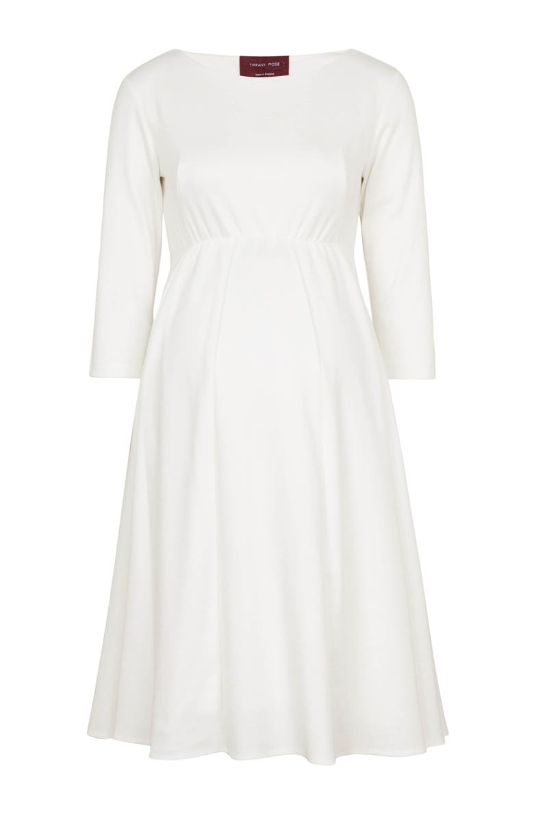 Tiffany Rose Maternity Sienna Maternity Dress, Alternate, color, Cream