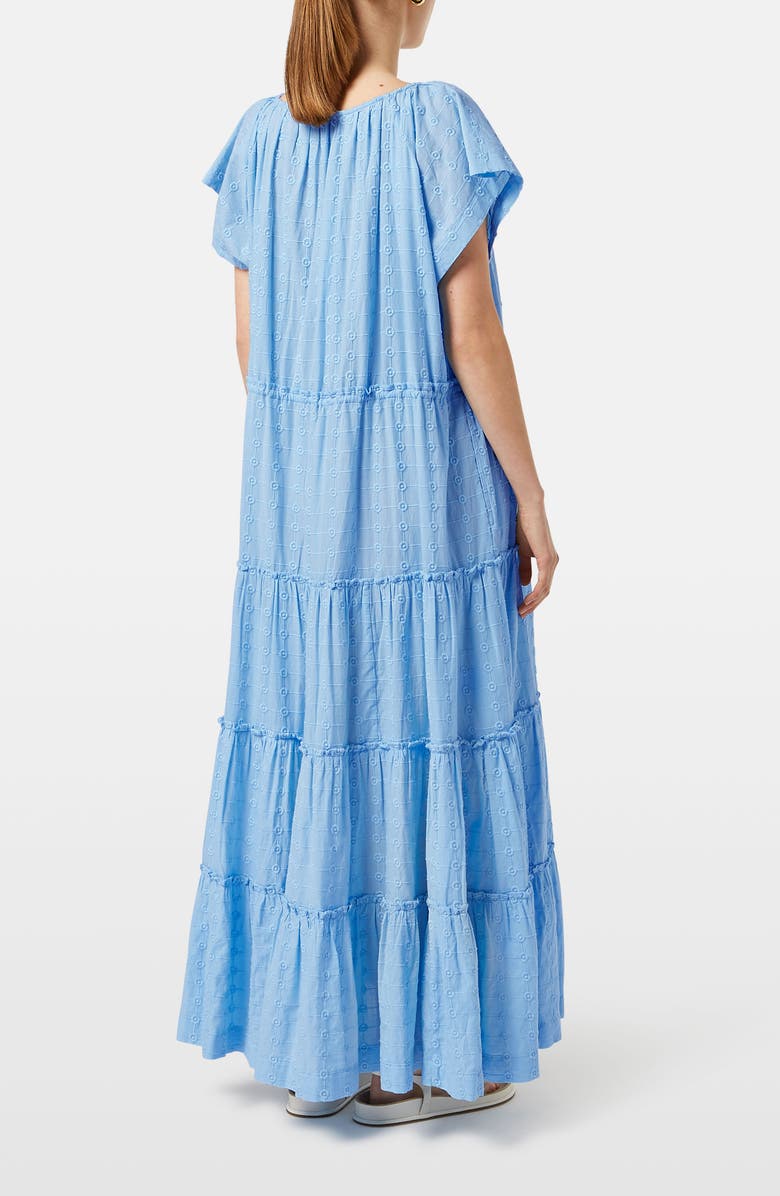 Scotch & Soda Embroidered Tiered Maxi Dress, Alternate, color,