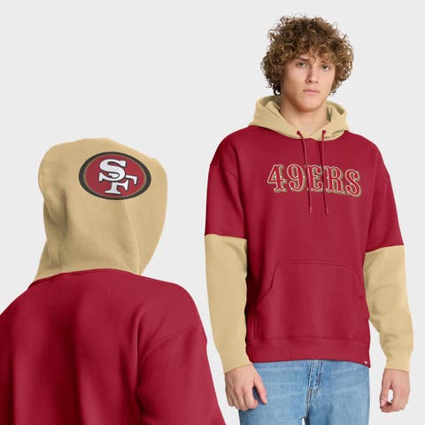 Men's Fanatics Scarlet San Francisco 49ers Helmet Pullover Hoodie