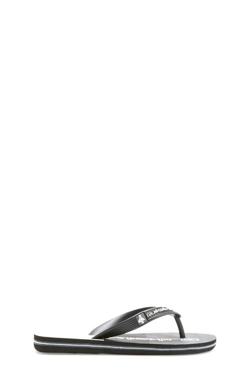 Quiksilver Molokai Art Ii Flip Flop In Black