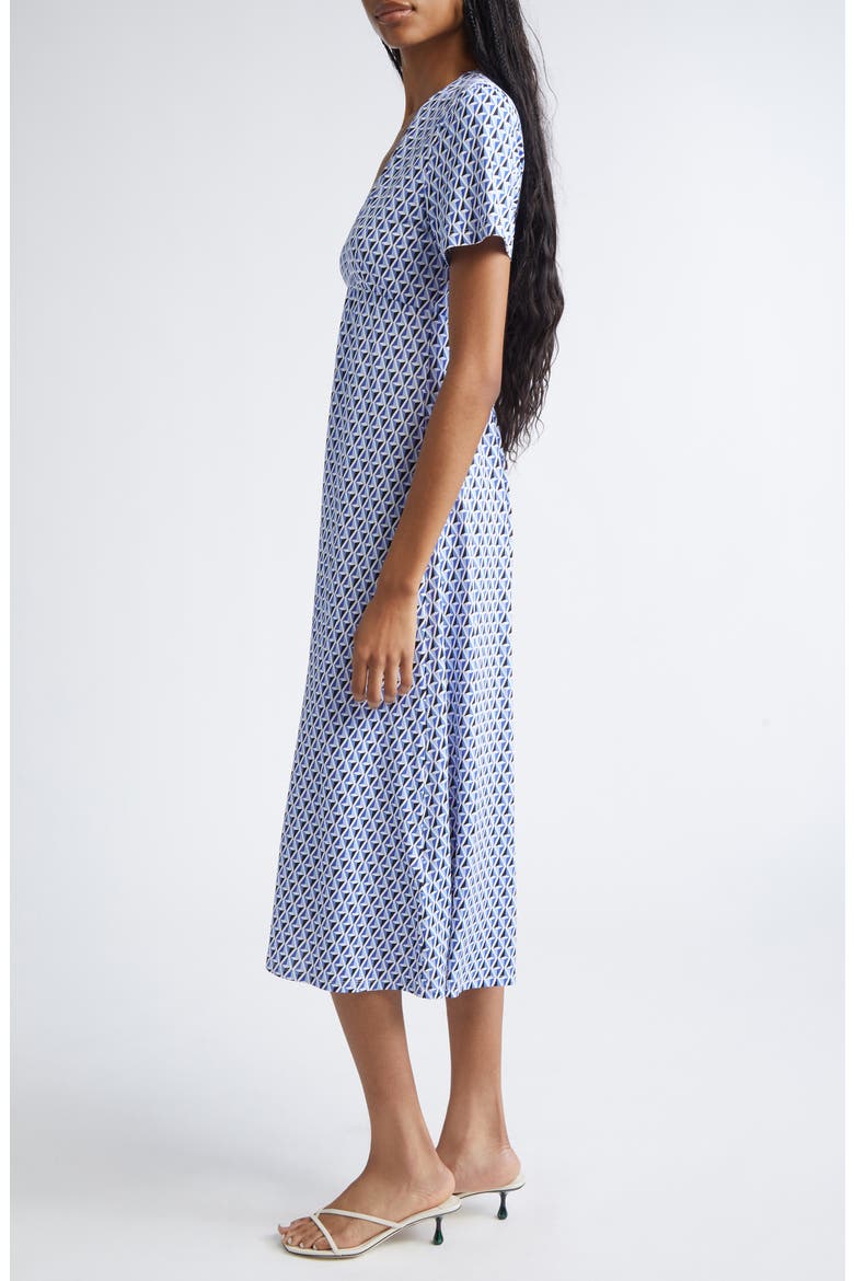 Bchorigano Beachwear Geo Print Midi Dress, Alternate, color, CORNFLOWER BLUE