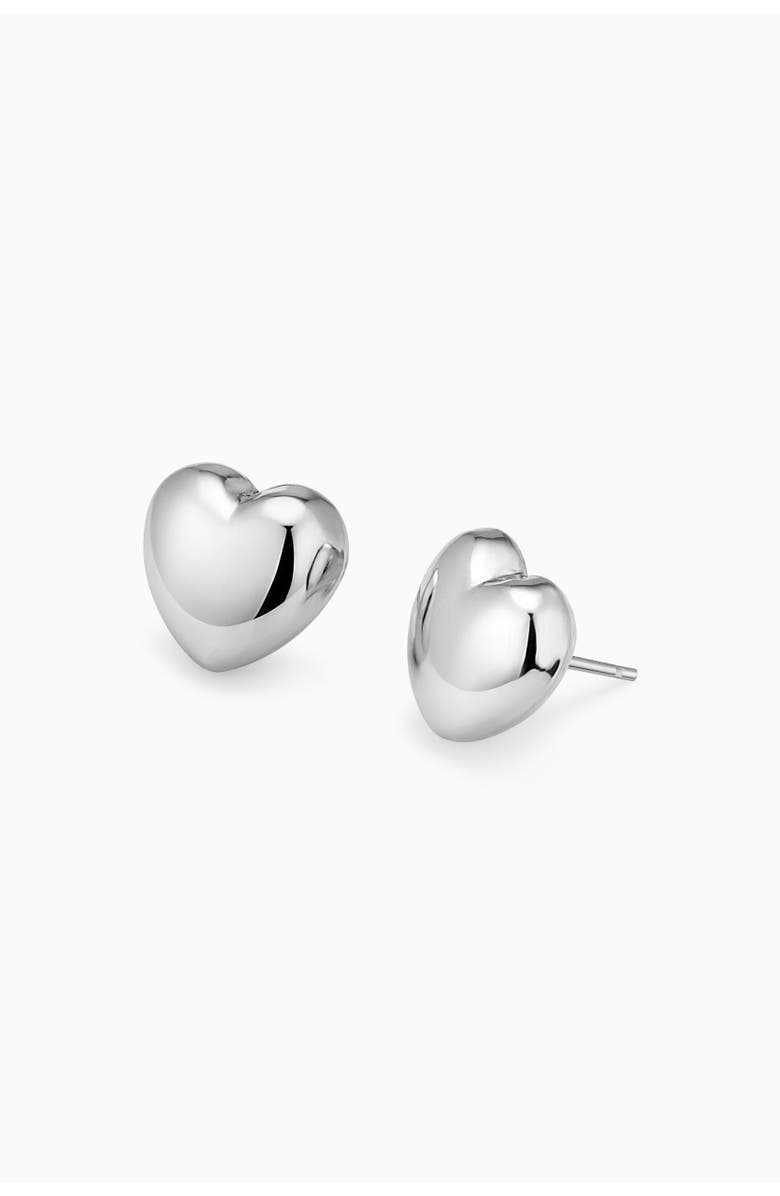 Oradina Lover Studs in Sterling Silver, Main, color, Silver
