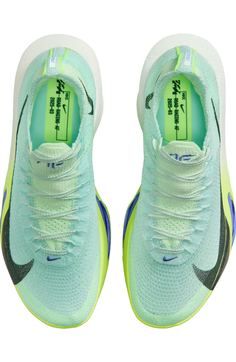 Nike Alphafly 3 Racing Shoe, Alternate, color, 300 Brlygr/Blkspc