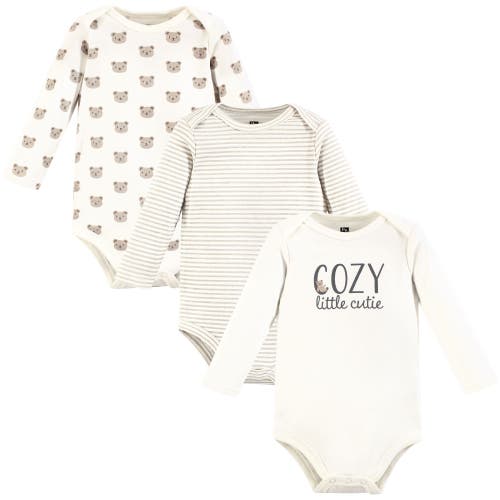 Hudson Baby Everyday Long-sleeve Cotton All-in-ones In Multi