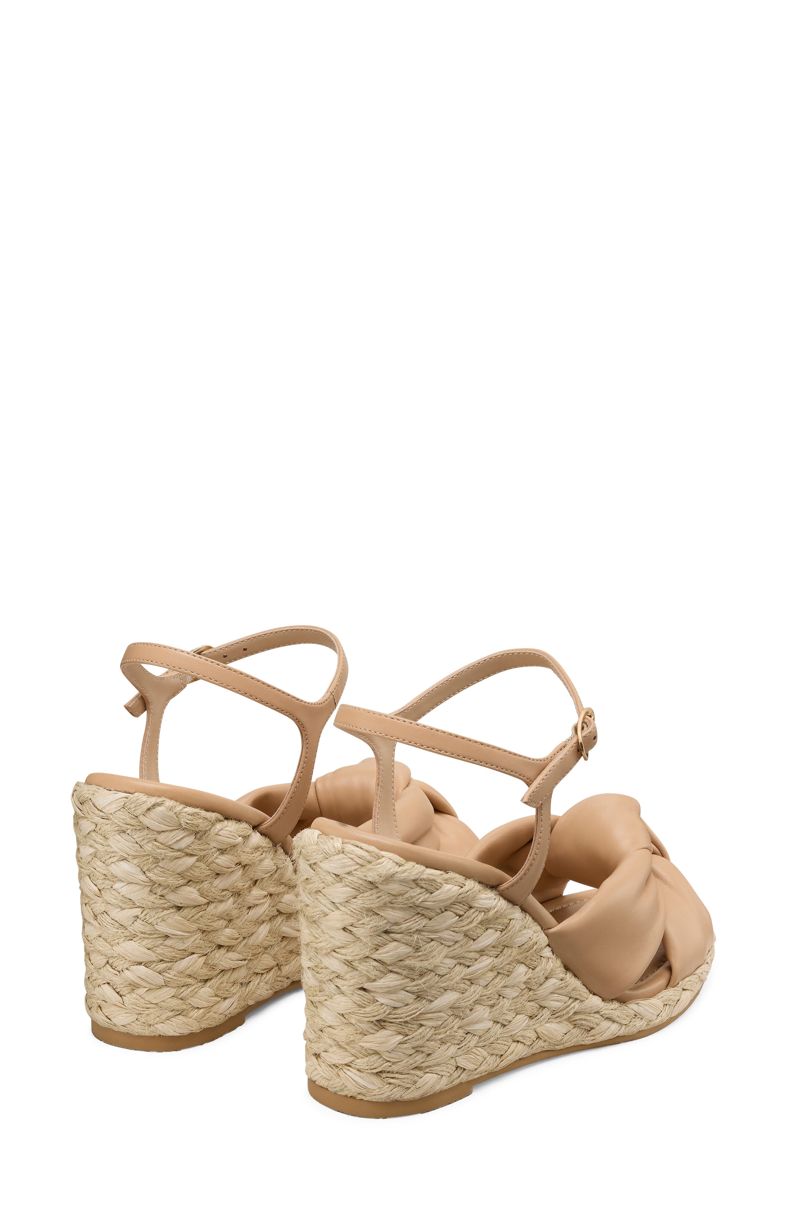 Stuart Weitzman Soplaya Espadrille Wedge Sandal, Alternate, color, Adobe Brown