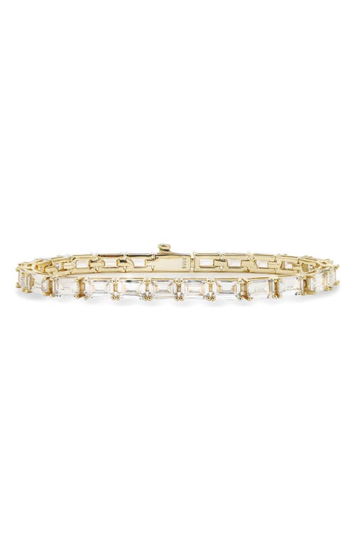 Melinda Maria Baby Grand Slam Tennis Bracelet in Gold-White 