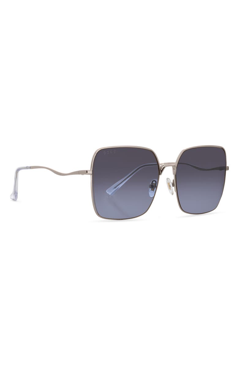 DIFF Clara 59mm Gradient Square Sunglasses, Alternate, color, 