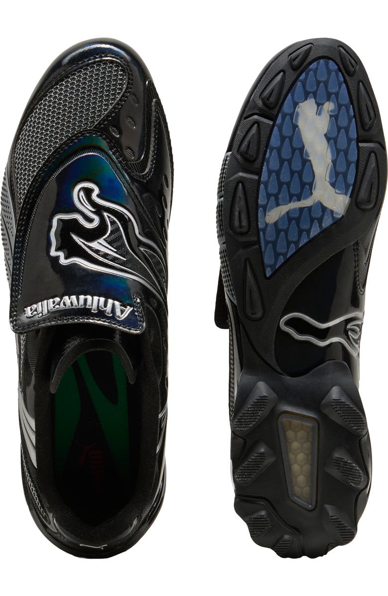 PUMA x Ahluwalias V-S1 Soccer Sneaker, Alternate, color, Puma Black/ Puma Silver