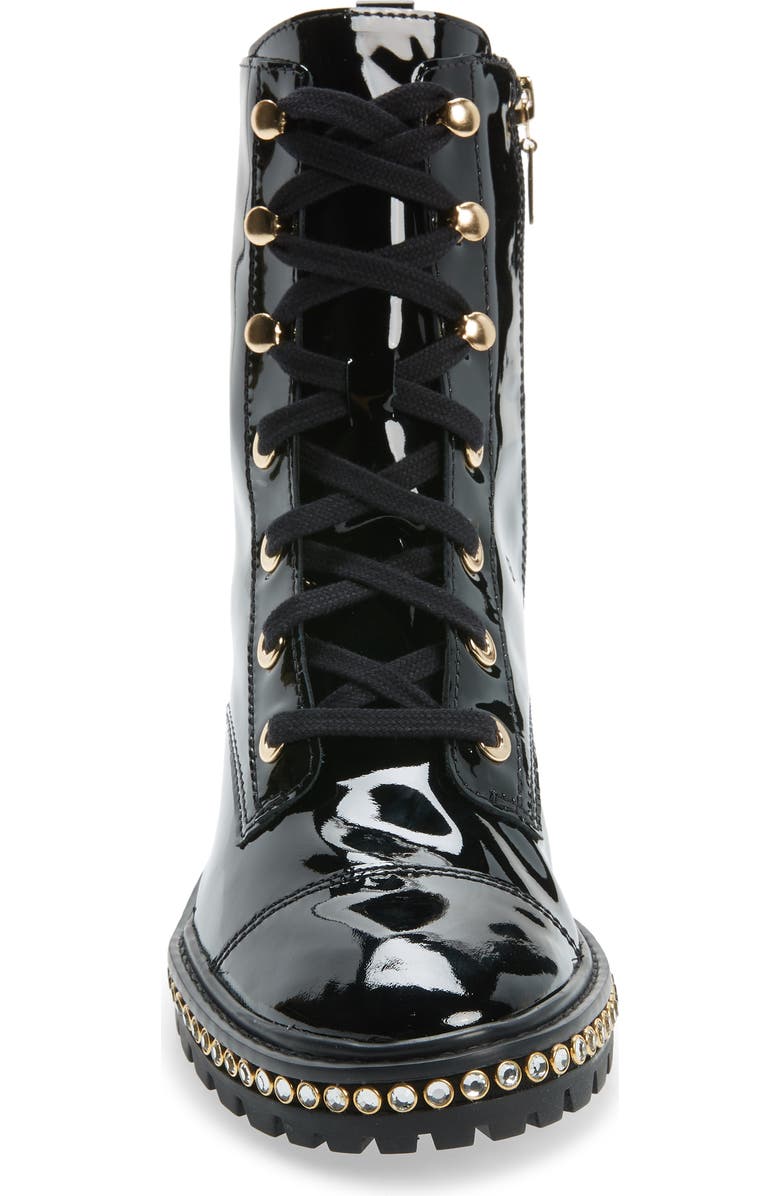 Schutz Andorra Leather Combat Boot, Alternate, color,