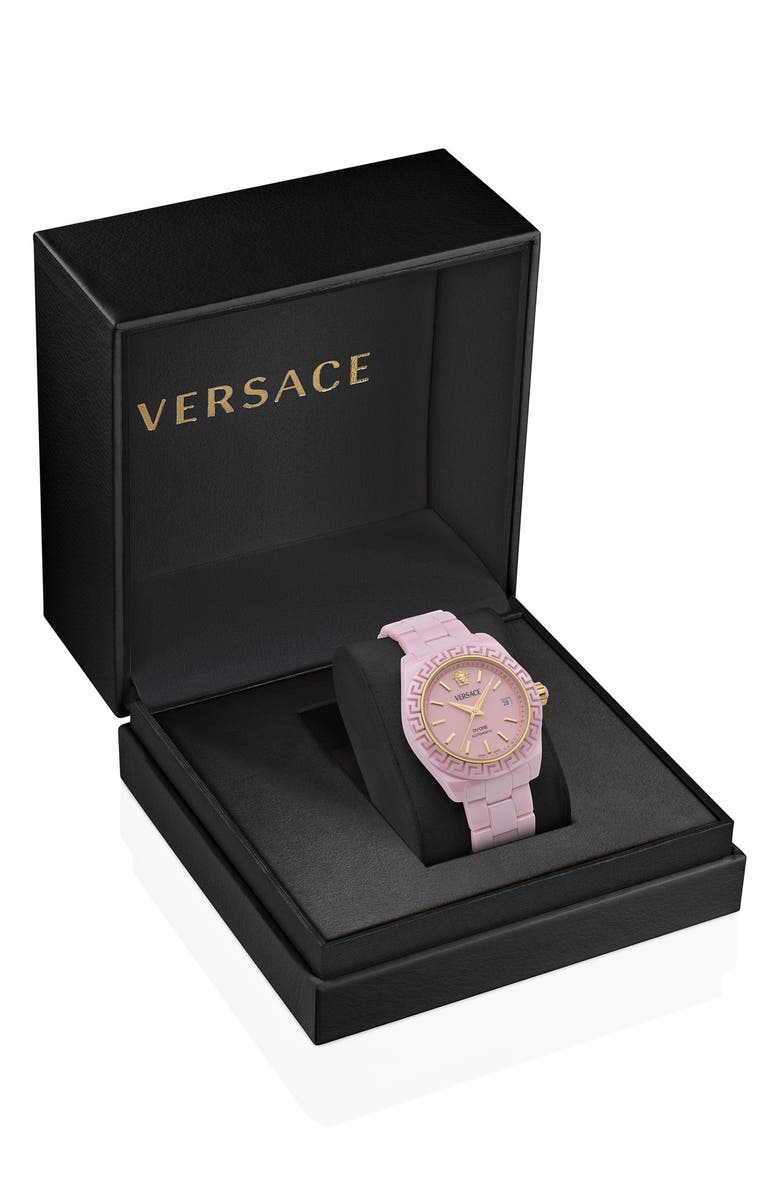 Versace DV One Ceramic Bracelet Watch, 40mm, Alternate, color, 