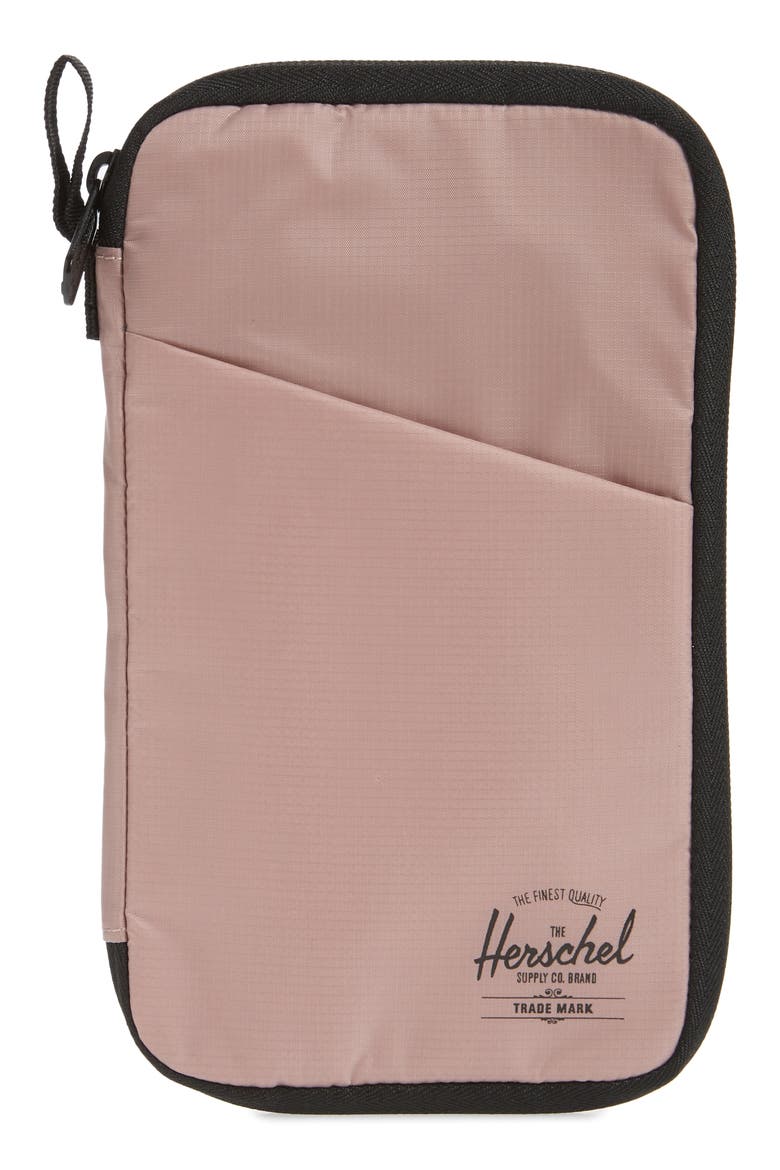 Travel Wallet, Main, color, ASH ROSE
