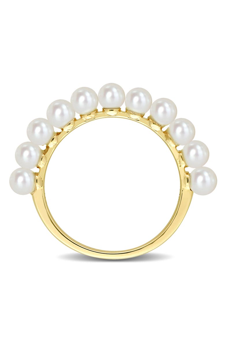 Julianna B. Cultured Pearl Single Row Ring 14k, Alternate, color, Pearl