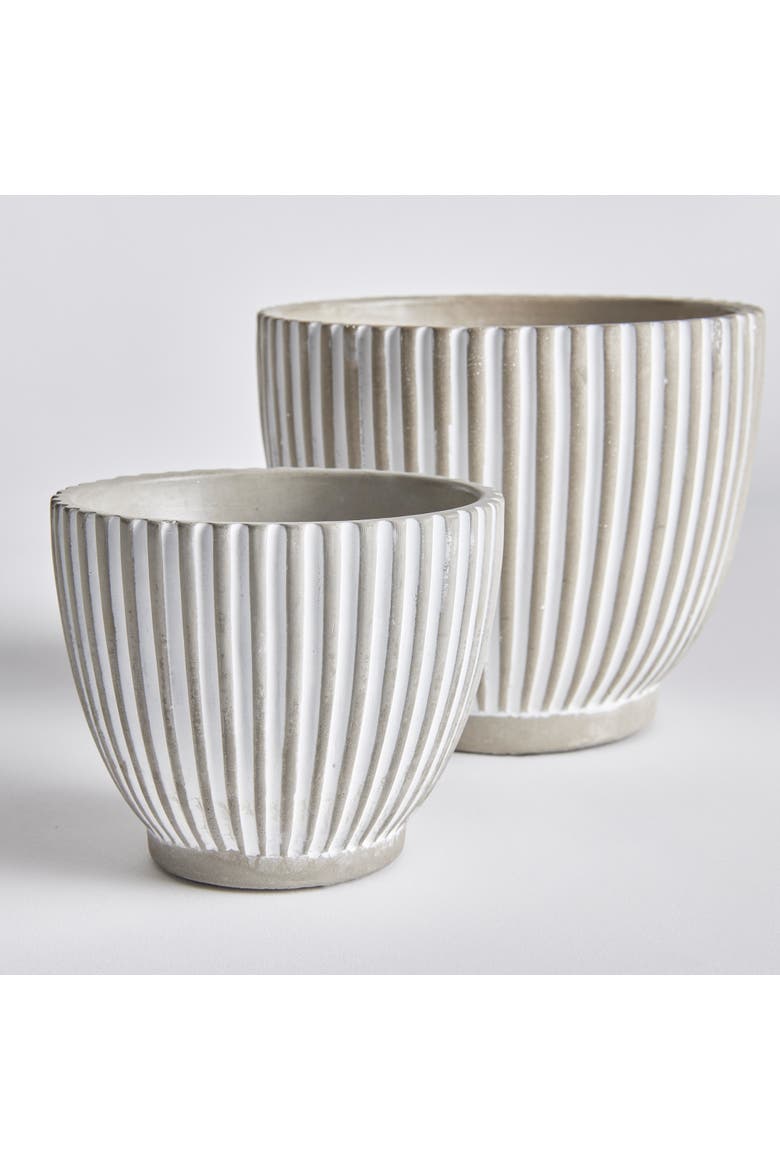 Adara Flowerpot Planters Set of 2, Alternate, color, Gray