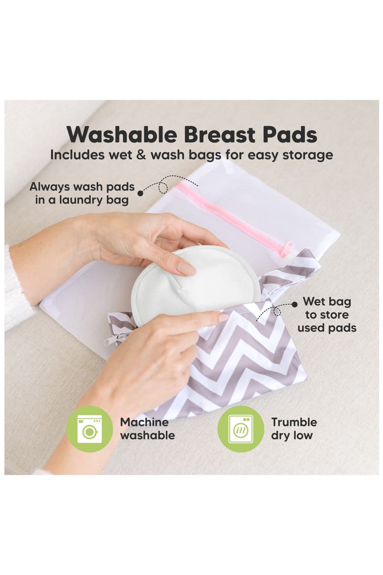 14-Pack Comfy Nursing Pads, Alternate, color, Soft White