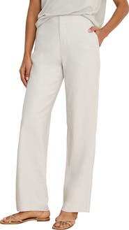 NIC+ZOE Lenox Linen Blend Pants