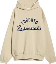 Fear of God Essentials x MLB Blue Jays Sport Cotton Blend Graphic Hoodie