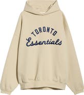 Fear of God Essentials x MLB Blue Jays Sport Cotton Blend Graphic Hoodie