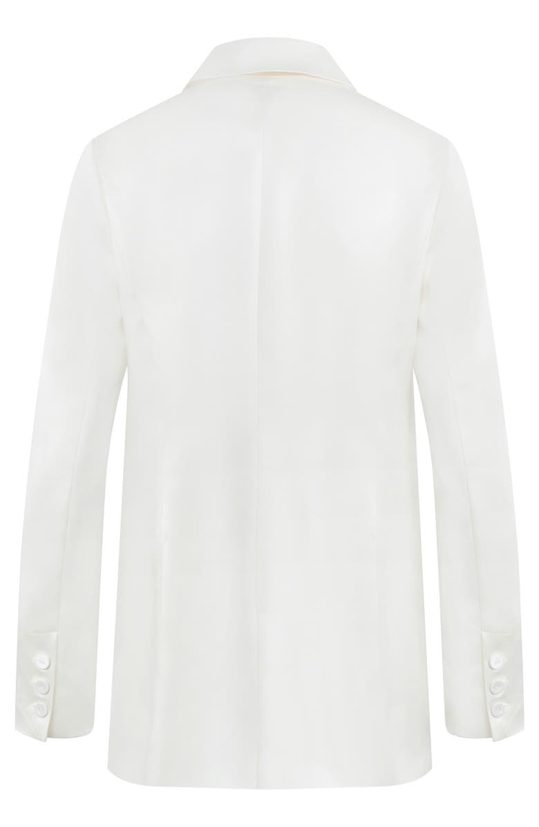 Favorite Daughter Satin Blazer, Alternate, color, Ivory