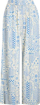 Billabong Follow Me Print Wide Leg Pants