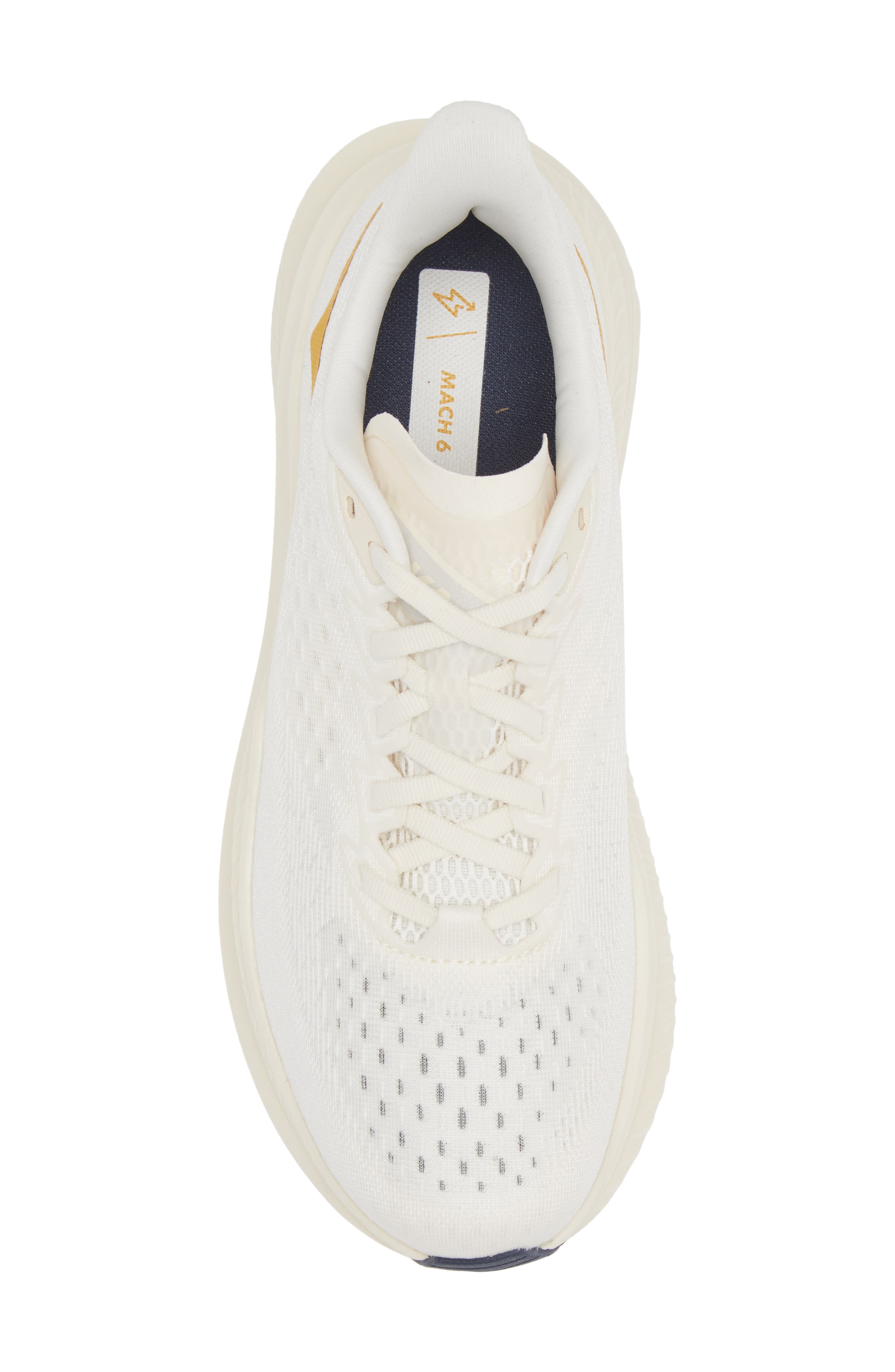Mach 6 Running Shoe, Alternate, color, ALABASTER/ OAT MILK