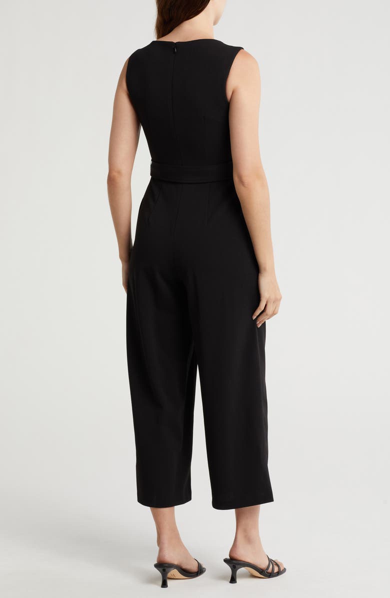 Calvin Klein V-Neck Jumpsuit, Alternate, color,