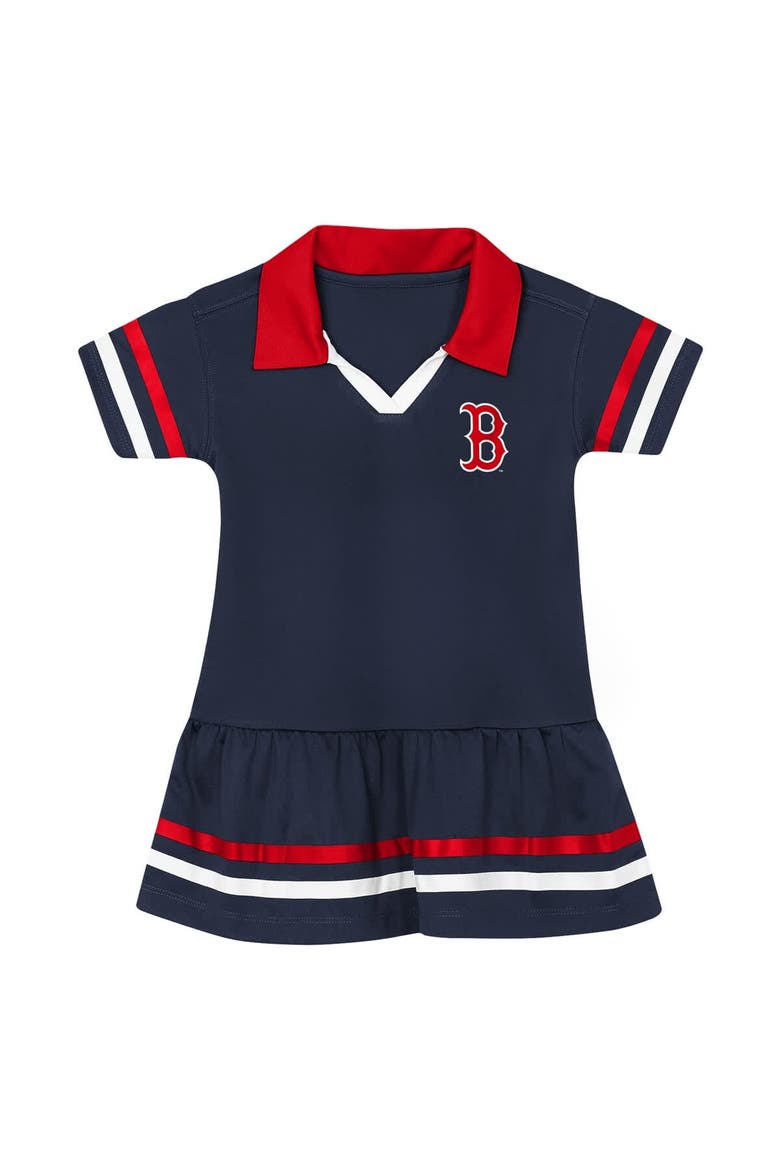 Preschool Outerstuff  Navy Boston Red Sox Big League Hit Dress, Alternate, color, Navy