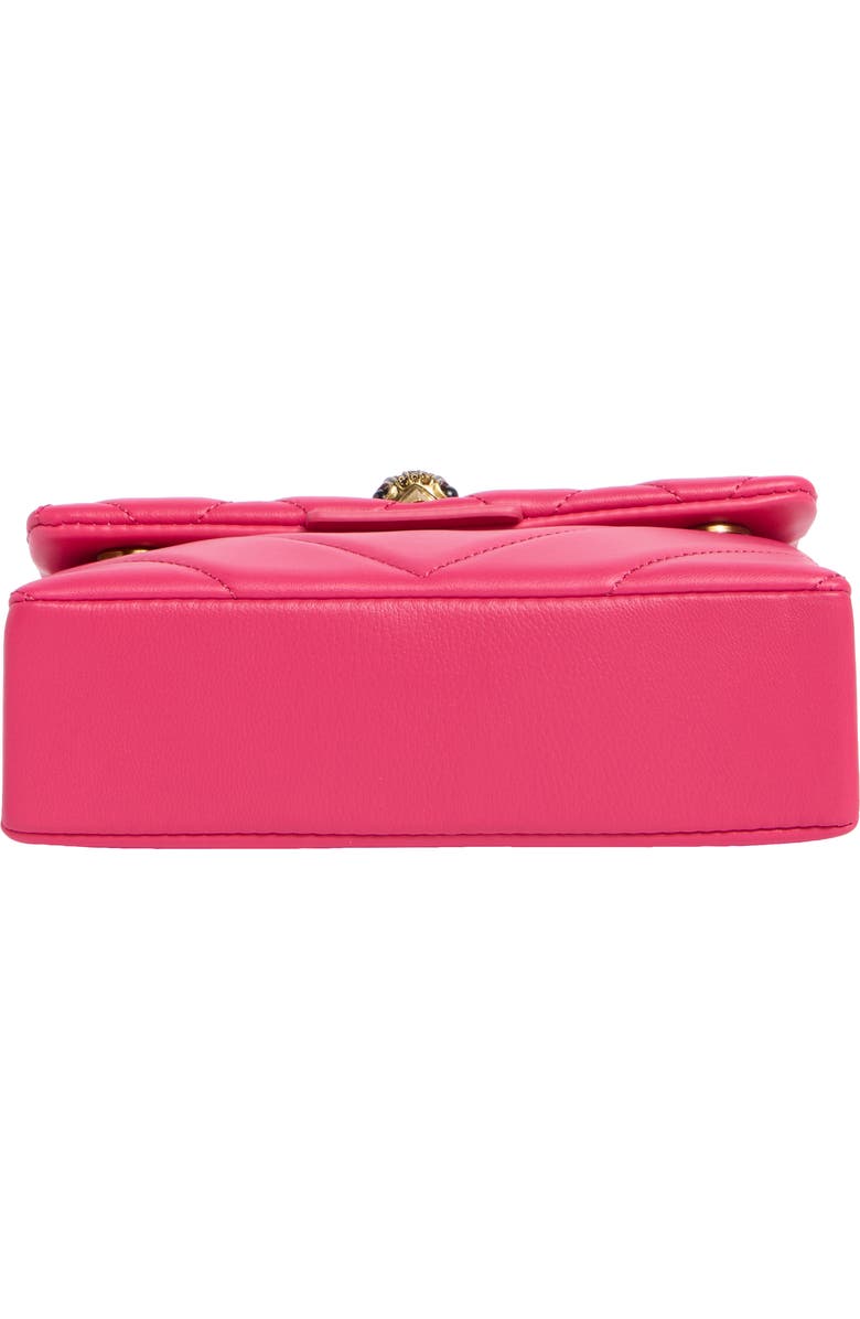 Kurt Geiger London Mini Kensington Quilted Convertible Shoulder Bag, Alternate, color, Pink Comb